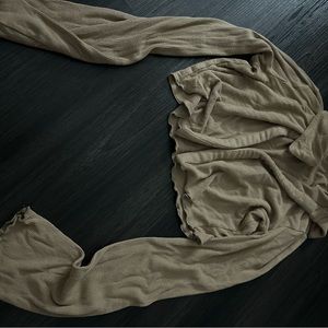 Tan long sleeve